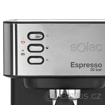 Pákový Kávovar espresso Solac CE4481 , nepoužívaný - 2