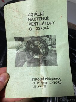 Axiální nástěnný ventilátor G-2373/A,FALAX-E - 2