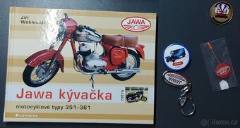 Jawa 250 350 knihy a odznaky - 2