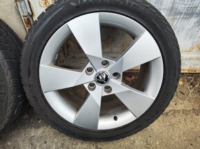 17"zimní alu sada Denom 5x112 origo Škoda Octavia 3 Golf 7 - 2