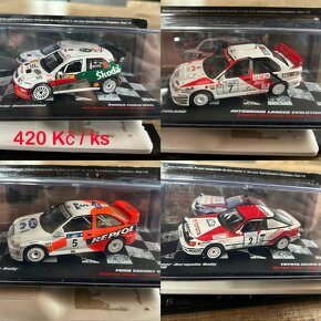 Rally modely 1:43 - 2