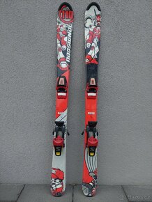 Lyže ROSSIGNOL, 110 cm + hůlky + lyžařské boty - 2