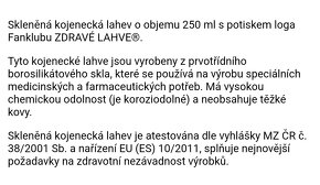 Kojenecká lahev R&B 250ml modrá - 2