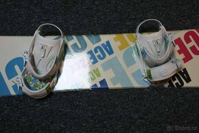 snowboard 145 cm s viazaním , Boty 39 - 2