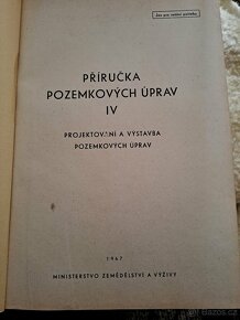 Příručka pozemkových úprav IV., K. Hodač. 1967 - 2