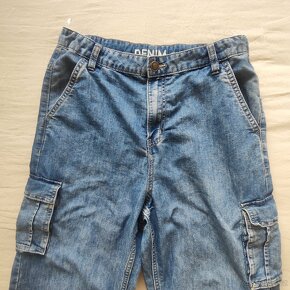 Chlapecké klučičí loose rifle jeans vel 182 C&A - 2