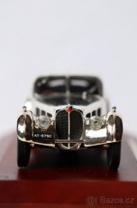 ZLATÝ BOUGATTI COUPÉ ATLANTIC, MODEL 1:43 - 2