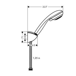 Hansgrohe Crometta 85 sprchová souprava Multi s 53% slevou - 2