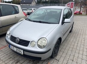 VW Polo 1.2 47 kW, rok 2003. 161 xxx km. Tažné  - 2