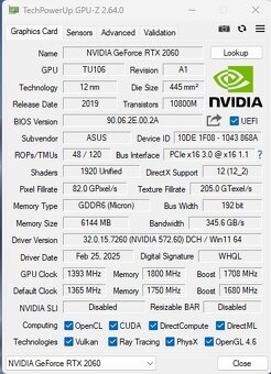 RTX 2060 6GB Asus Turbo - 2