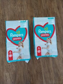 Pampers plenkové kalhotky Pants 6 velikost - 2