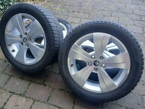 ALU kola,sada,originál ŠKODA TRITON, 215/55 R17, 5x112, TOP - 2