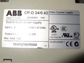 ABB 24V 420mA 10W Spínaný zdroj na DIN listu - 2