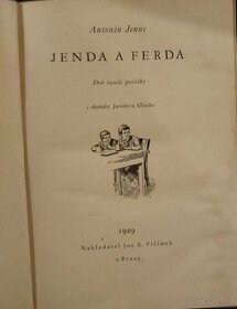 Kniha Jenda a Ferda - Antonín Jenne r.1929 - 2