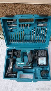 Aku vrtací kladivo MAKITA HR140DWYE1//KOMPRESOR MP100D - 2