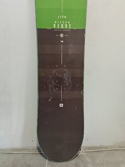 FLOW verve micron 145cm snowboard měkký zeleny - 2