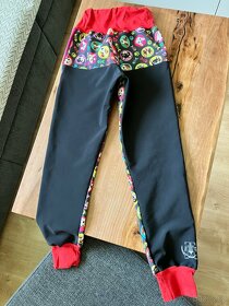 Handmade rostoucí softshellové kalhoty vel. 128 softshellky - 2