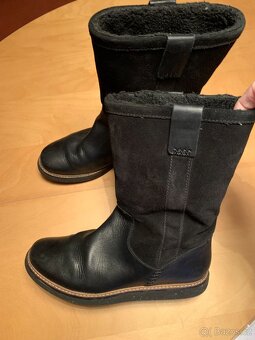 dámské kožešinové kozačky zn. Clarks - vel. 38 - 2