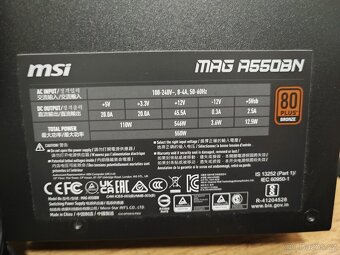 PC Zdroj - MSI MAG A550BN - 2