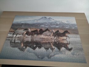 Puzzle velké - koně 1000 dílků (nové) - 2