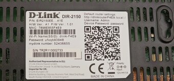 Router D-Link DIR-2150 (DIR-2150/EE) černý - 2