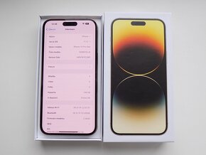 APPLE iPhone 14 Pro MAX 128GB Gold - ZÁRUKA - TOP STAV - 2