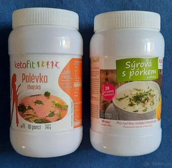 KETODIETA- KetoFit koktejl - příchuť kokosová, thajská polév - 2