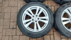 ALU zimní 16", VW, AUDI aj, rozteč 5x112mm, pneu 215/60/17 - 2