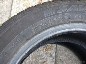 4x zimní M+S 205/55R16 Sava Eskimo   a Farroad 5 až 6,5mm - 2