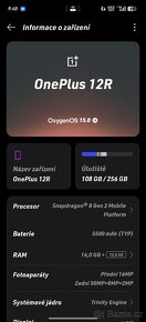 Oneplus 12R 5G / Android 15 / Záruka 10/2026 - 2