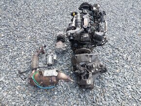 Motor Ford 1.5 TDCI 88kw Převodovka-DPF-Altík-Klimakompresor - 2