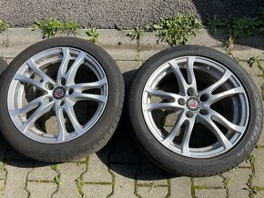 Alu kola Opel Astra s letní pneu 225/45/17 - 2