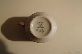 Česká porcelánová sada barevných hrnků - 2