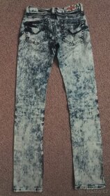 Plísňové ripped jeans z USA - SLEVA - 2