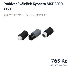 ⚉ Podávací válečky Kyocera MSP8090 | sada - 2