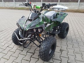 Dětská čtyřtaktní čtyřkolka ATV Warrior125ccm zel - 2