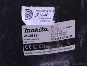 Makita VC2512L průmyslový vysavač - 2