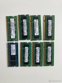 Paměti do NB, různé druhy, od DDR po DDR3L. - 2