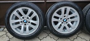 Originál alu BMW 3 E90 5x120 205/55 R16 - 6,5mm letní pneu - 2