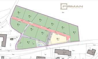 Prodej pozemku 15 580 m² k výstavbě 11 rodinných domů, Jilem - 2