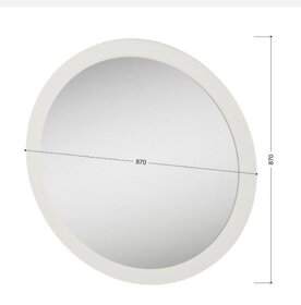 Zrcadlo  velke kulate 87 cm - 2