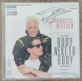 RARITNÍ VINYL - Falco/Brigitte Nielsen - Body Next To Body - 2