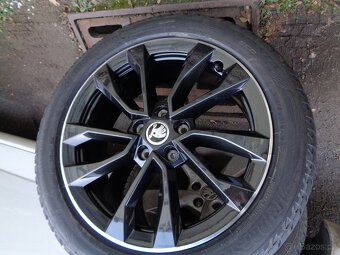 škoda karoq 18 nová alu kola 5x112 černá - 2