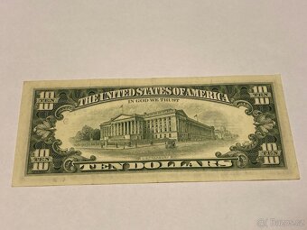 USA - Bankovka 10 Dollars 1988 - Serie I - 2