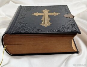 BIBLE psaná švabachem z roku 1857 - 2