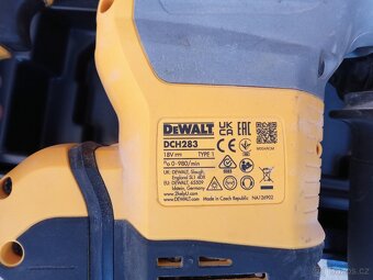 Bezuhlíkové aku kombinované kladivo DeWalt DCH283NT-XJ - 2