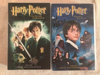 VHS Harry Potter + Pán prstenů. - 2