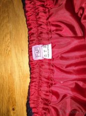 Teplá kostkovaná sukně modro-červená F&F 116 - 2