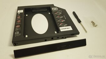 rámeček na 2. HDD místo DVD mechaniky SATA 12.7mm - 2