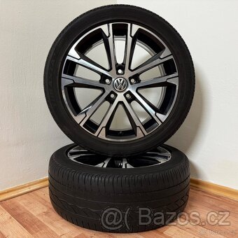 VW GOLF/TOURAN 5x112 R17 ET49+LETNÍ 225/45R17 4mm - 2